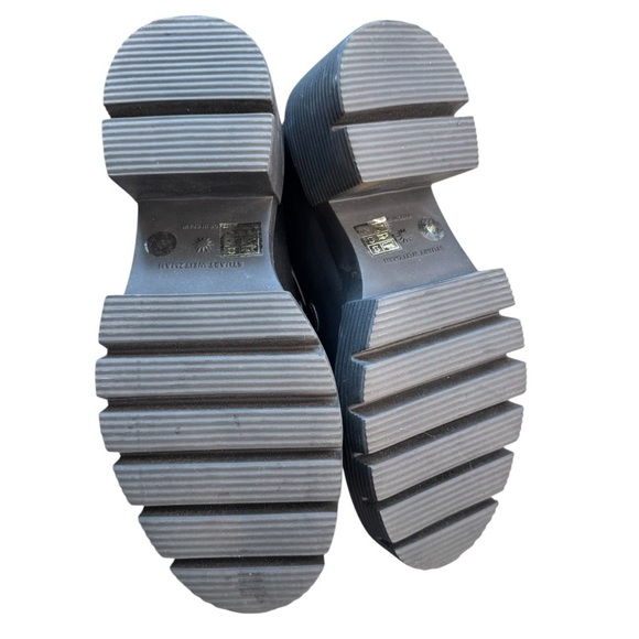 Stuart Weitzman Black Maverick SoHo loafers Chunky Platform 6 - Picture 10 of 12